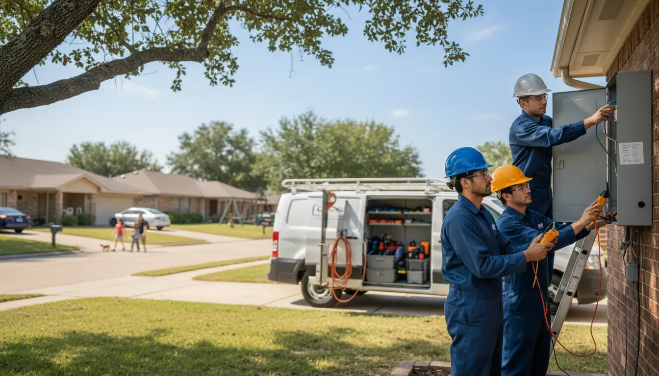Certified electrician providing emergency electrical services in Waltham, MN